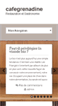 Mobile Screenshot of cafegrenadine.fr