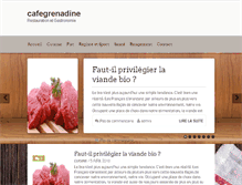 Tablet Screenshot of cafegrenadine.fr